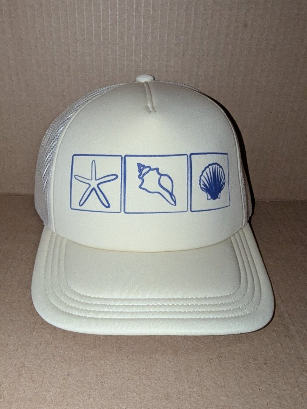 BUY 1 GET 1 FREE HATS South Moon Under Seashell Foam Trucker Hat Mesh Snapback